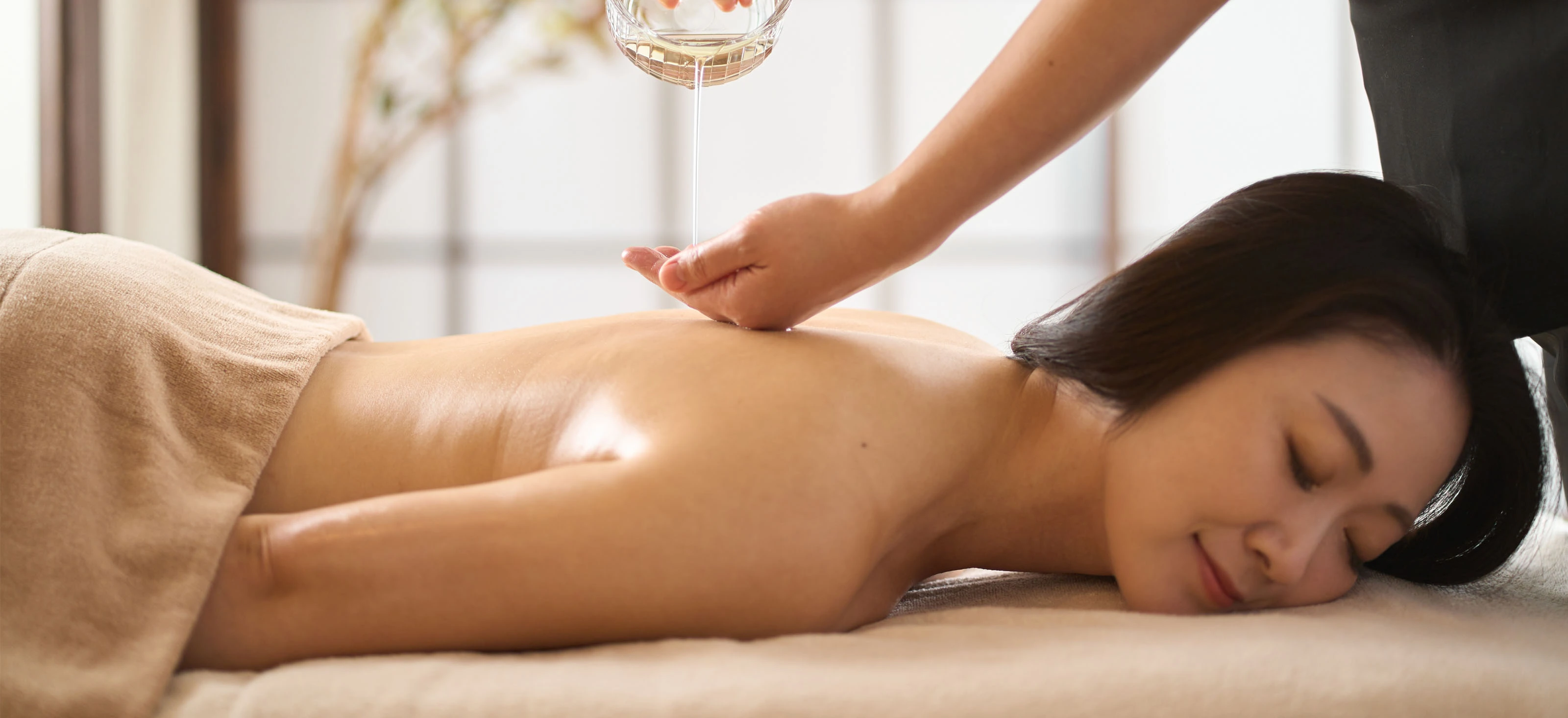 Massage à l’huile amincissant
