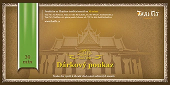 Dárkový poukaz 30 min